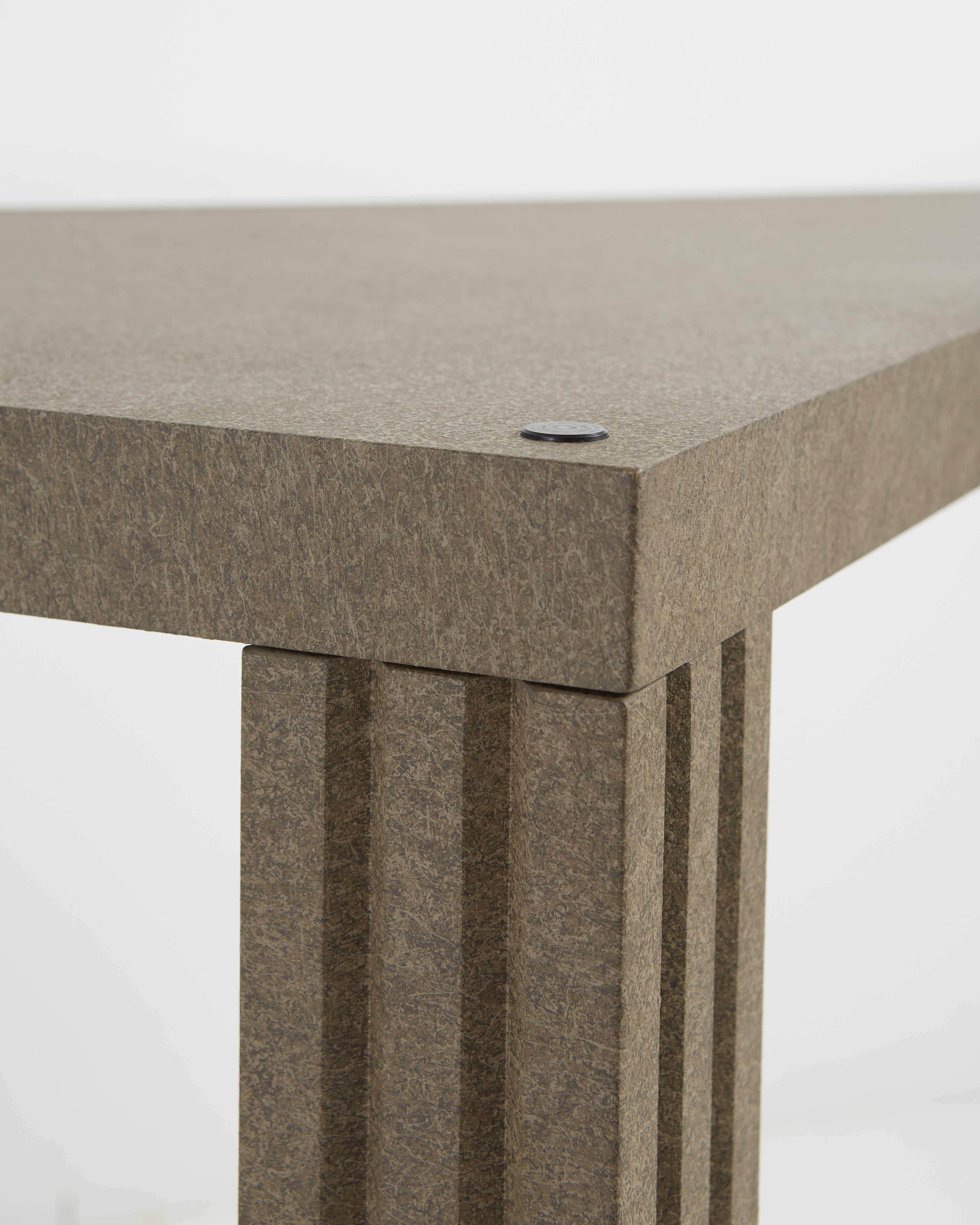 Section of Tangram set Grey by Massimo Morozzi for Cassina, 1983